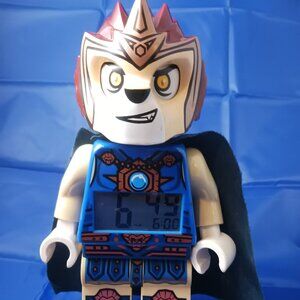 Lego Legends of Chima Laval Blue Minifigure Kids Bedroom Digital Alarm Clock 9"